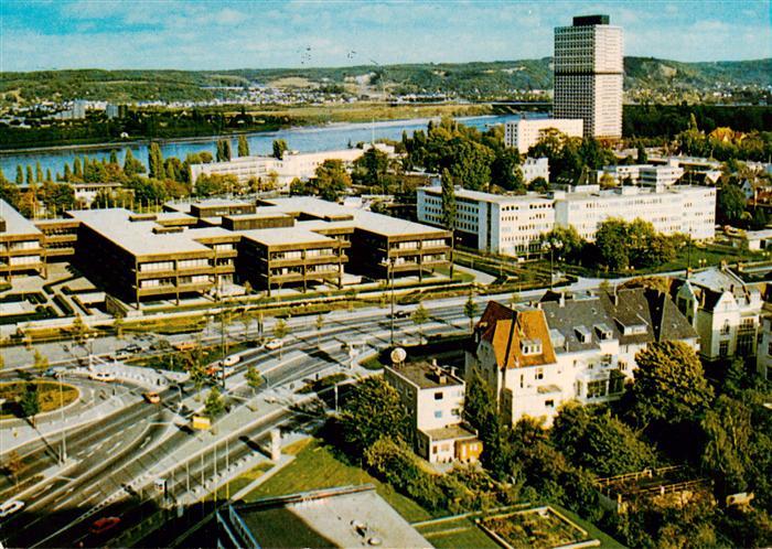 Bonn Rhein Regierungsviertel und Bundeskanzleramt