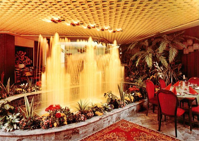 Stukenbrock Hotel Restaurant Der Kuehle Grund mit Wasserorgel