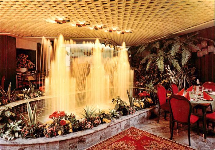 Stukenbrock Hotel Restaurant Der Kuehle Grund mit Wasserorgel