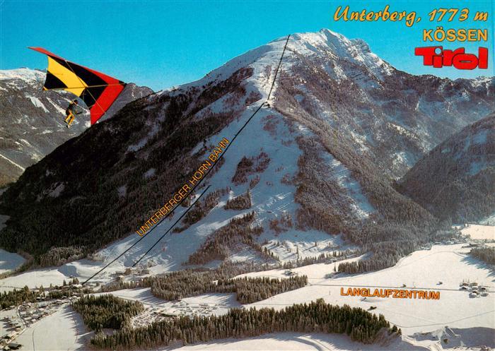 Koessen Tirol AT Unterberg Kaisergebirge Langlaufzentrum Drachenflieger