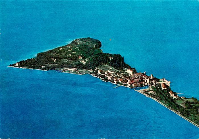 Sirmione Lago di Garda Fliegeraufnahme
