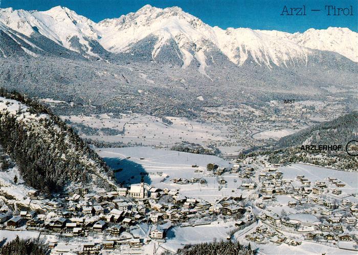 Arzl Pitztal Gasthof Pension Arzlerhof Fliegeraufnahme