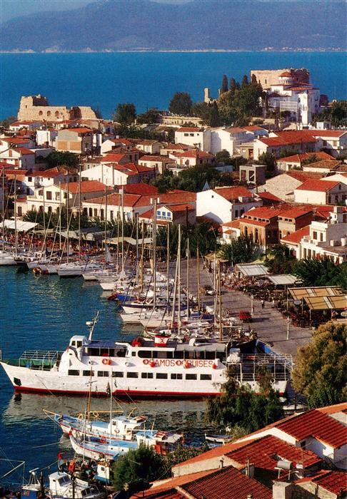 Pythagorio Samos Greece Fliegeraufnahme Hafenpartie