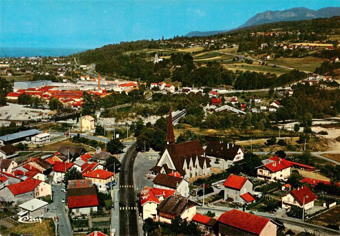 Vongy Thonon-les-Bains 74 Haute-Savoie Vue aerienne Centre du pays