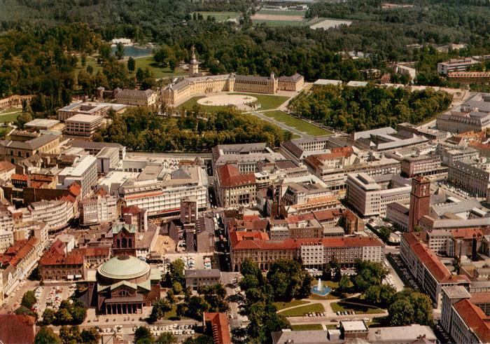 Karlsruhe Baden Fliegeraufnahme