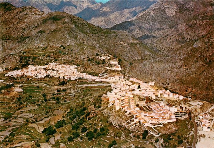 Frigiliana Andalucia ES Fliegeraufnahme