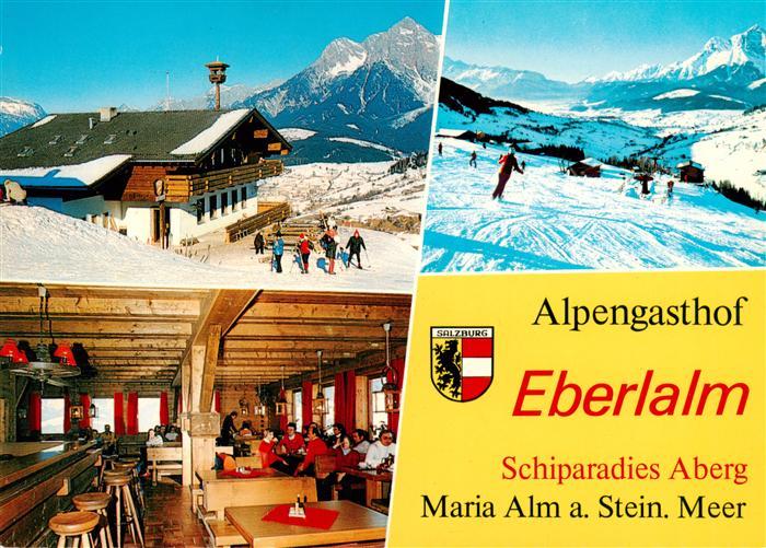 Maria Alm Steinernen Meer AT Alpengasthof Eberlalm Bar Gaststube Skipiste
