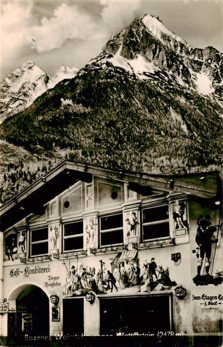 Mittenwald Bayern Cafe Konditorei Bozner Weinstuben