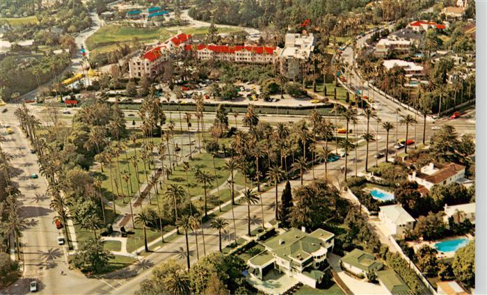 Beverly Hills California USA Fliegeraufnahme