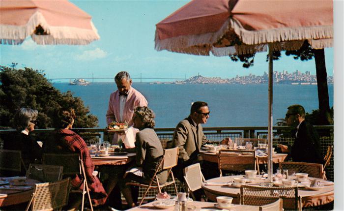 San Francisco California USA The Continental Alta Mira Hotel Terrasse