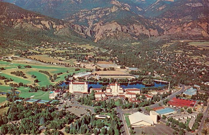 Colorado Springs Colorado USA The Broadmoor Fliegeraufnahme