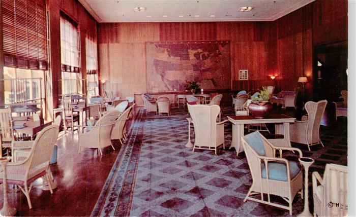 Yellowstone National Park Wyoming USA Mammoth Springs Hotel Lounge