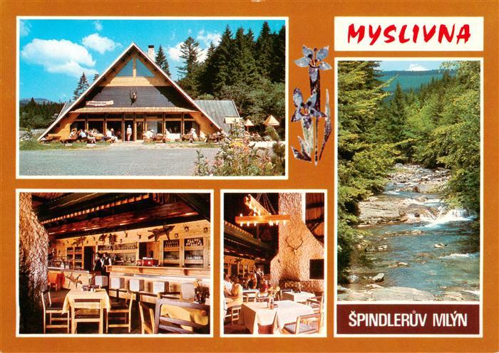 Spindleruv Mlyn Spindelmuehle Riesengebirge CZ Stylova restaurace Myslivna u Div