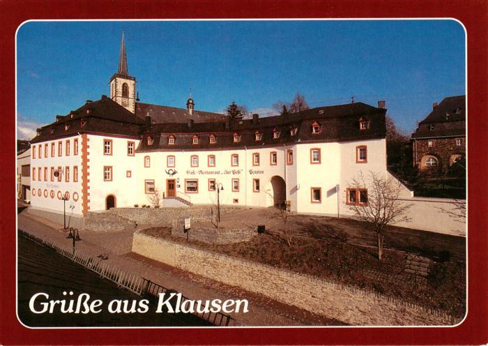 Klausen Clausen Eifel Cafe Restaurant Zur Post Pension Ferienwohnungen