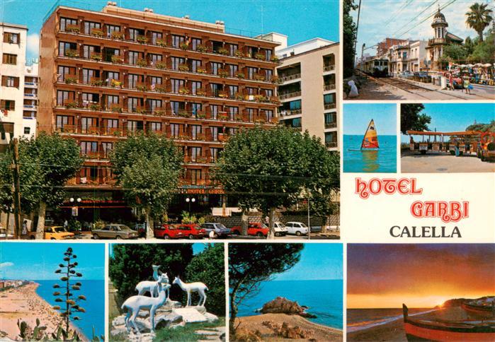 Calella de Mar ES Hotel Garbi Orts und Teilansichten