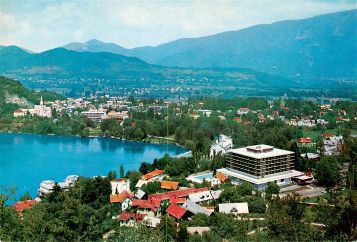 Bled Slovenia Golf Hotel Fliegeraufnahme