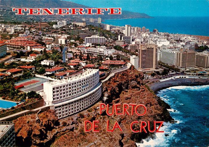 Puerto-de-la-Cruz Tenerife ES Fliegeraufnahme