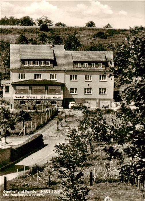 Fussingen Waldbrunn Westerwald Gasthof Pension Haus Blum