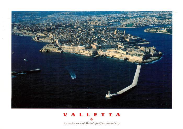 Valletta Malta Fliegeraufnahme