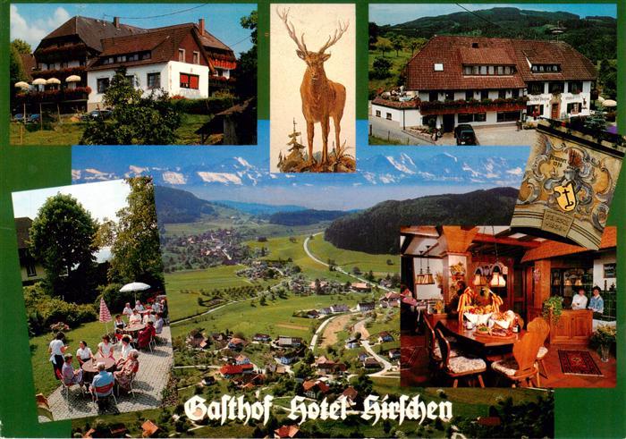 Sallneck Gasthof Hotel Hirschen Terrasse Panorama Gastraum