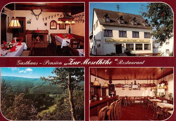 Liesenich Gasthaus Pension Restaurant Zur Moselhoehe Gastraeume Panorama