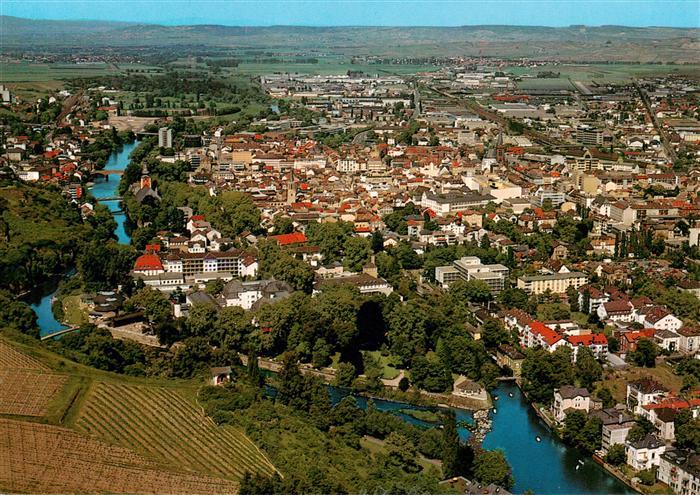 Bad Kreuznach aeltestes Radon Solbad Fliegeraufnahme