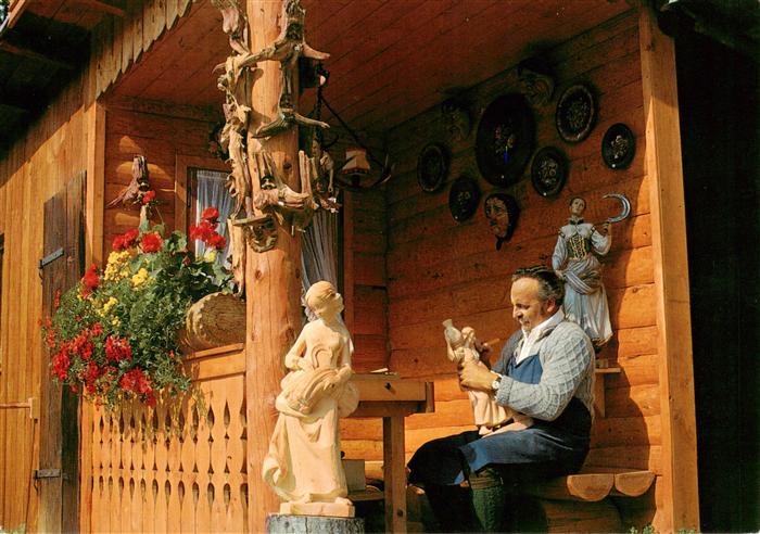 Graseck Garmisch-Partenkirchen Holzschnitzer Sepp Bartl