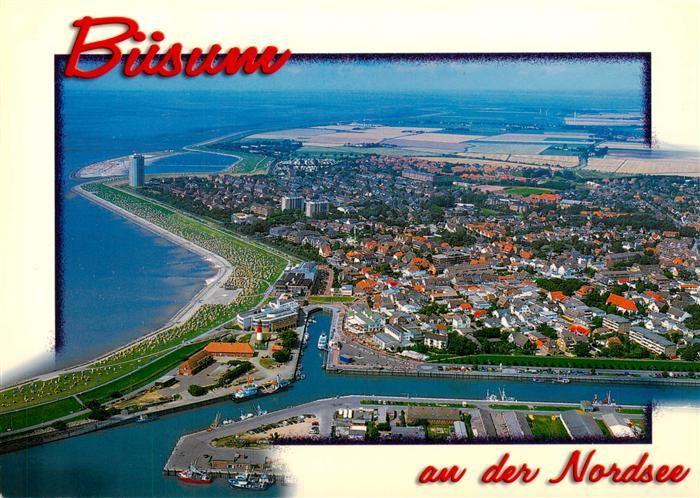 Buesum Nordseebad Fliegeraufnahme