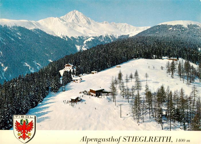 Oberperfuss Tirol AT Jausenstation Stieglreith Fliegeraufnahme