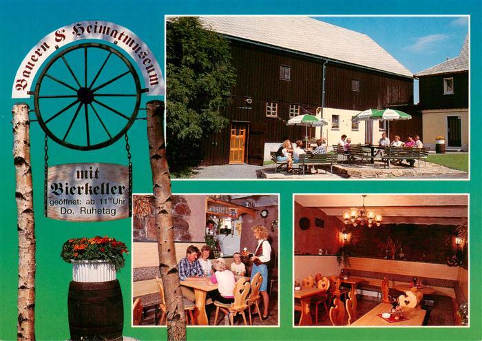 Hermsdorf Erzgebirge Bauern und Heimatmuseum Pension und Gaststaette Gastraeume