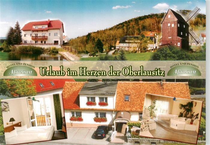 Steindoerfel Hochkirch Sachsen Hotel Pension Assmann Zimmer Gastraum