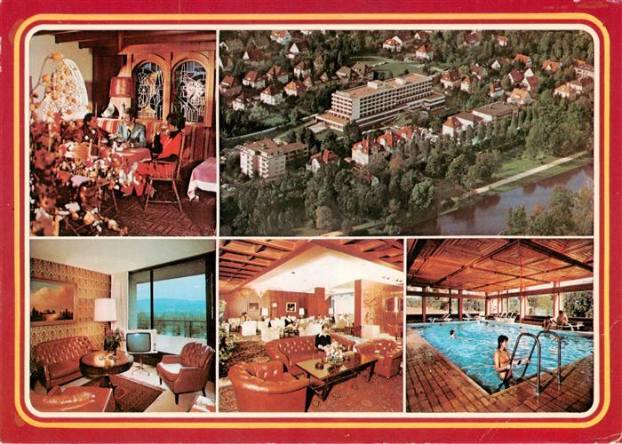 Bad Salzuflen Maritim Staatsbadhotel Fliegeraufnahme Gastraeume Hallenbad