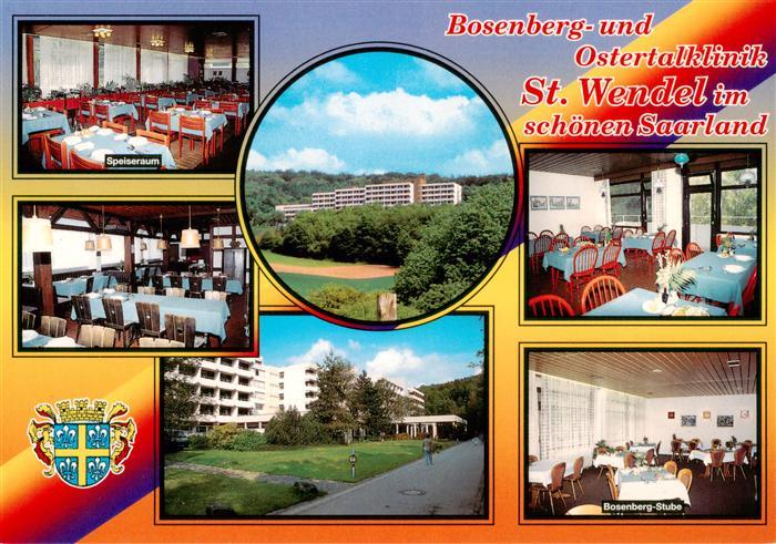 St Wendel Saar Bosenberg und Ostertalklinik Speiseraum Bosenberg Stube