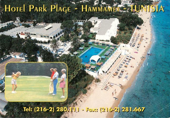 Hammamet Tunesie Hotel Park Plage Fliegeraufnahme