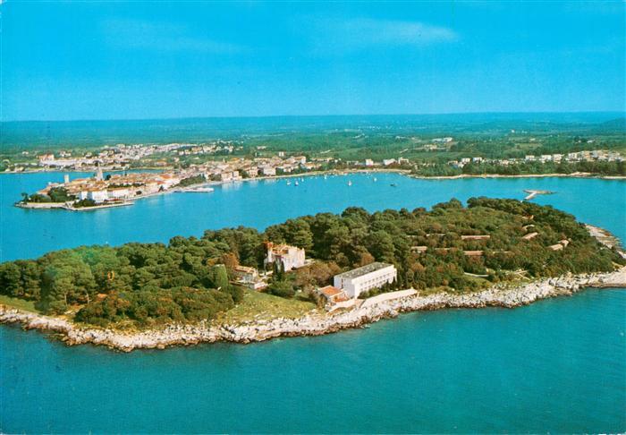 Porec Croatia Plava Laguna Fliegeraufnahme