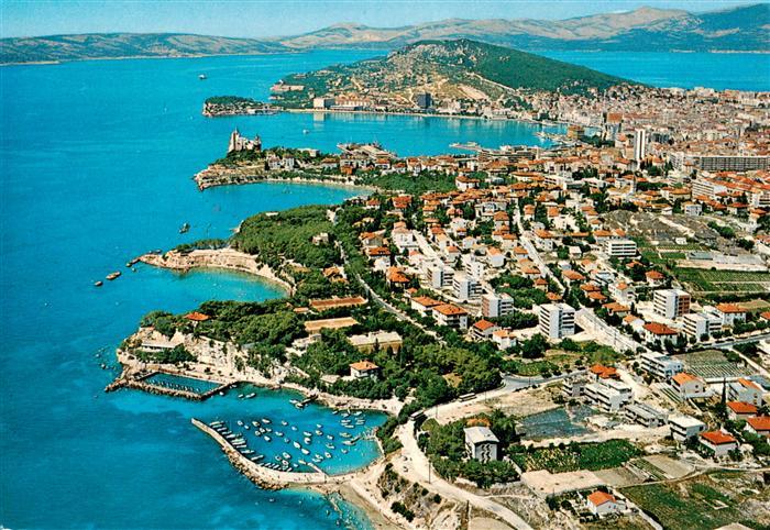 Split Spalato Croatia Fliegeraufnahme