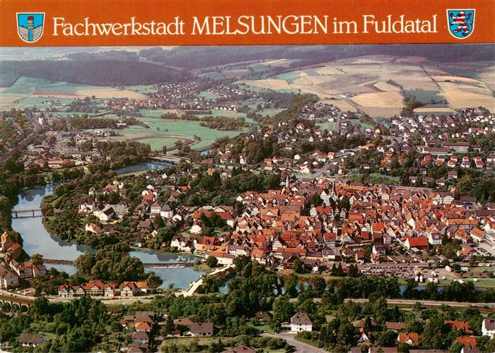 Melsungen Fulda Fliegeraufnahme