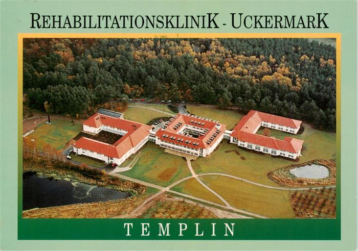 Templin Rehaklinik Uckermark Fliegeraufnahme