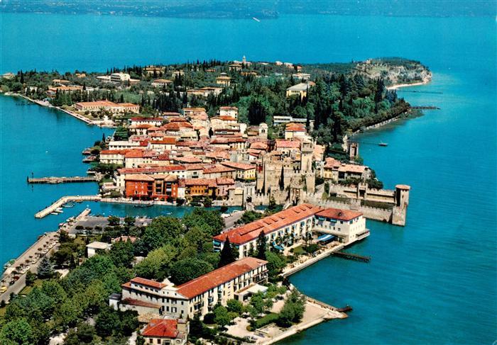 Sirmione Lago di Garda Fliegeraufnahme