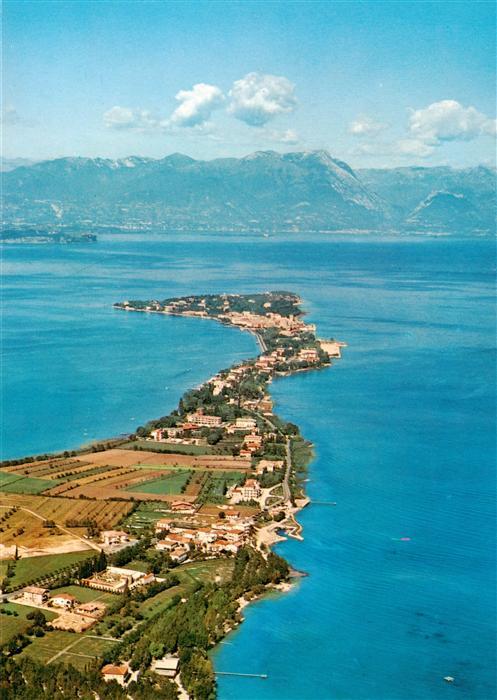 Sirmione Lago di Garda Fliegeraufnahme