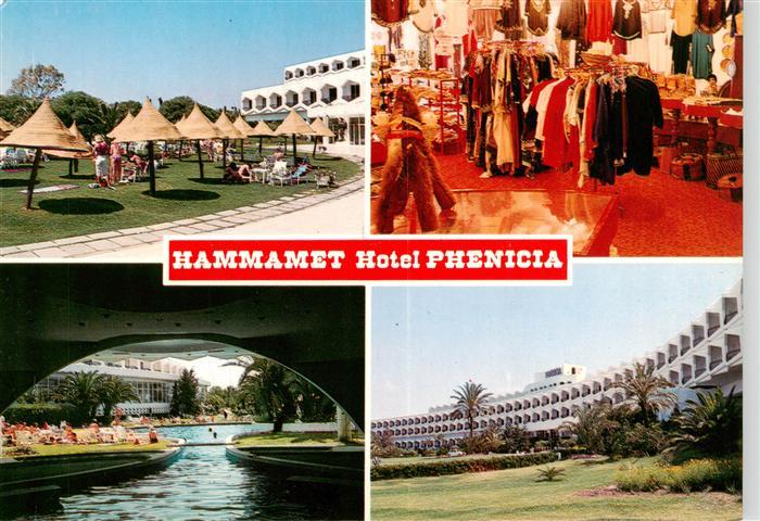 Hammamet Tunesie Hotel Phenicia Liegewiese Swimmingpool Verkaufsraum