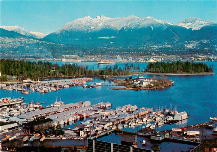 Vancouver BC Canada Harbour Air view