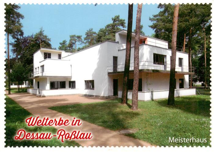 Dessau-Rosslau Eines der bruehmten Meisterhaeuser