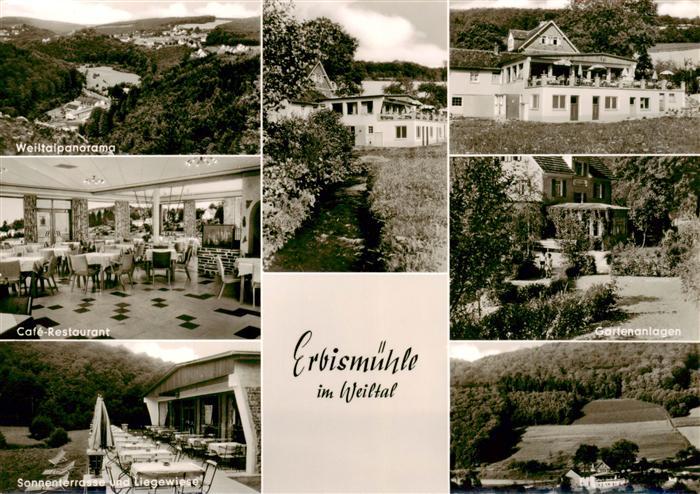 Neuweilnau Weilrod Gaststaette Pension Erbismuehle Weiltal Restaurant Sonnenterr