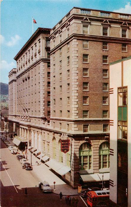 Montreal Quebec Mount Royal Hotel
