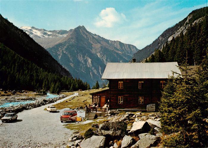 Zillergrund Mayrhofen Zillertal AT Alpengasthof Baerenbad mit rundschartner und