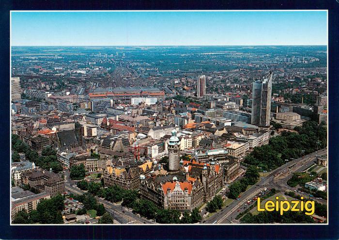 LEIPZIG Sachsen Fliegeraufnahme