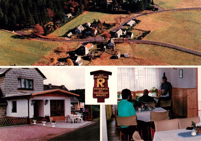 Allzunah Frauenwald Cafe Stube Spindler Fliegeraufnahme Gaststube