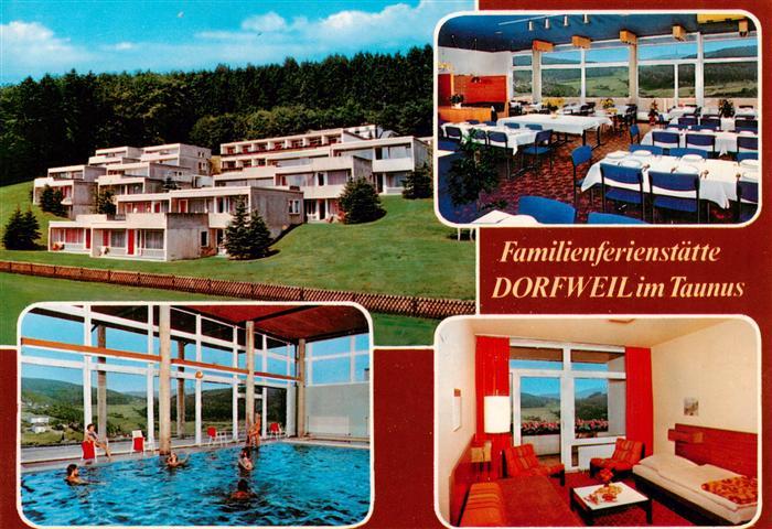 Dorfweil Taunus Familienferienstaette Speisesaal Hallenbad Appartement