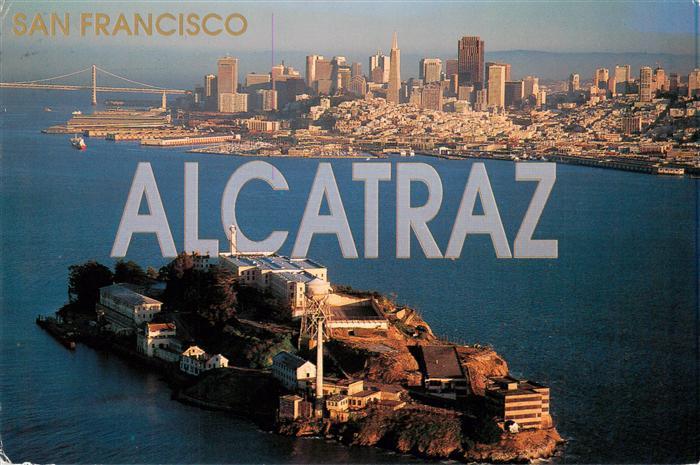 Alcatraz San Francisco Fliegeraufnahme